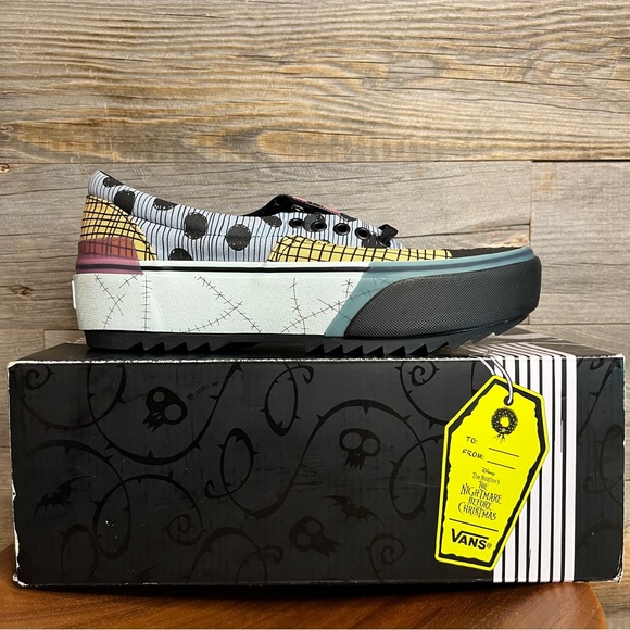 NWT 🆕Vans x🎄🎃 Nightmare Before Xmas Sally Stacked Platform, W9.5 - Picture 5 of 16